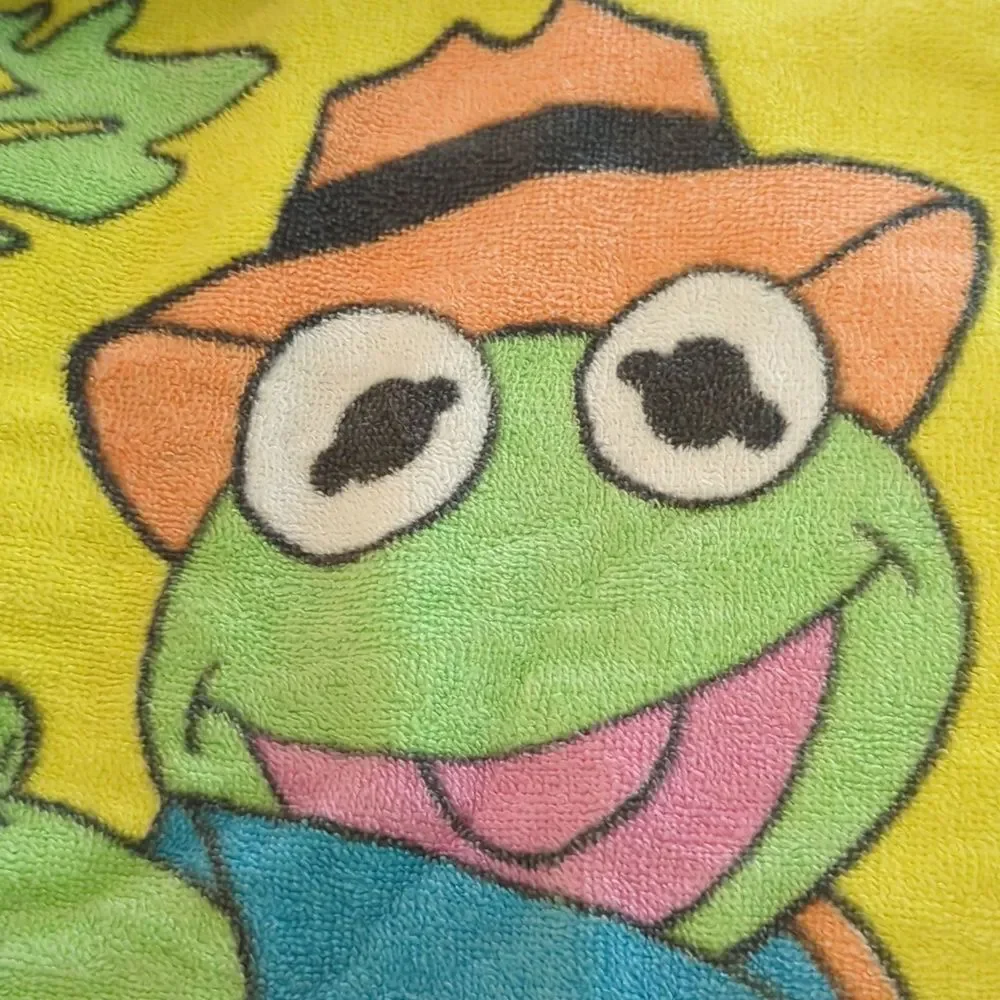 Muppet Babies vintage 90s beach towel Jim‎ Hensen